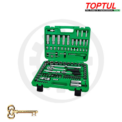 جعبه ابزار 108 پارچه پلاستیکی مدل GCAI108R تاپ تول | عمو حسن