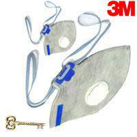 ماسک تنفسی ایمنی | ماسک سوپاپ دار سفید | ماسک کربن فعال FFP2 | ماسک ایمنی 3M | عمو حسن
